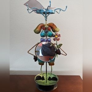 necklace organizer stand dog